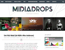 Tablet Screenshot of midiadrops.com